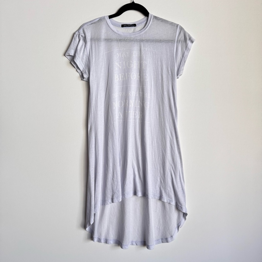 Wildfox White High-Low Tunic